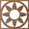 Ekena Millwork Blume Wood Fretwork Pierced Ceiling Medallion, Walnut, 16"OD x 5 1/2"ID x 1/4"T CMWP16X16X0250BLWA - alternate 4